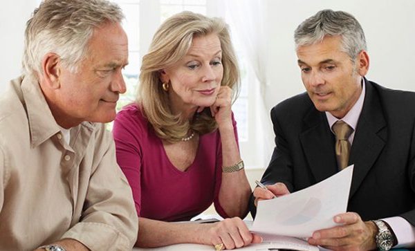 Couple With Financial Advisor