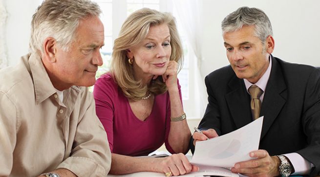 Couple With Financial Advisor