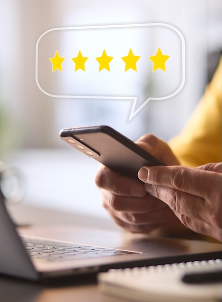 Google review templates for tax pros Vertical